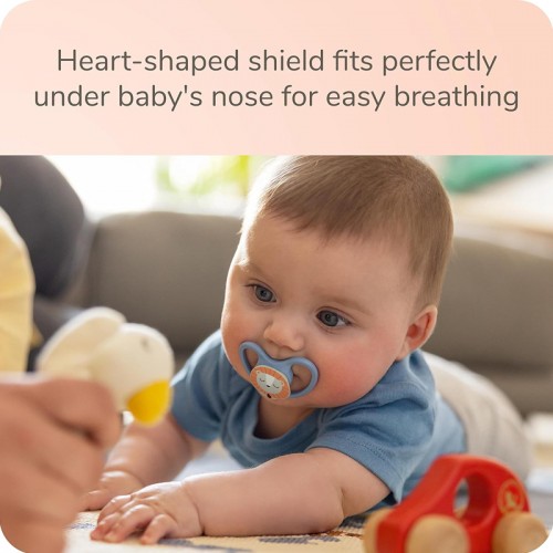 NUK Space Night Silicone Soother Pacifier 1pc/box | 0-6 Months | 6-18 Months | 18-36 Months | Made in Germany | Glow in the Dark